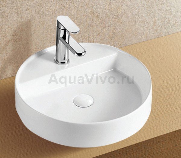 Раковина Weltwasser SK Elbach 3220 накладная, 45x45 см, цвет белый глянец - фото 1