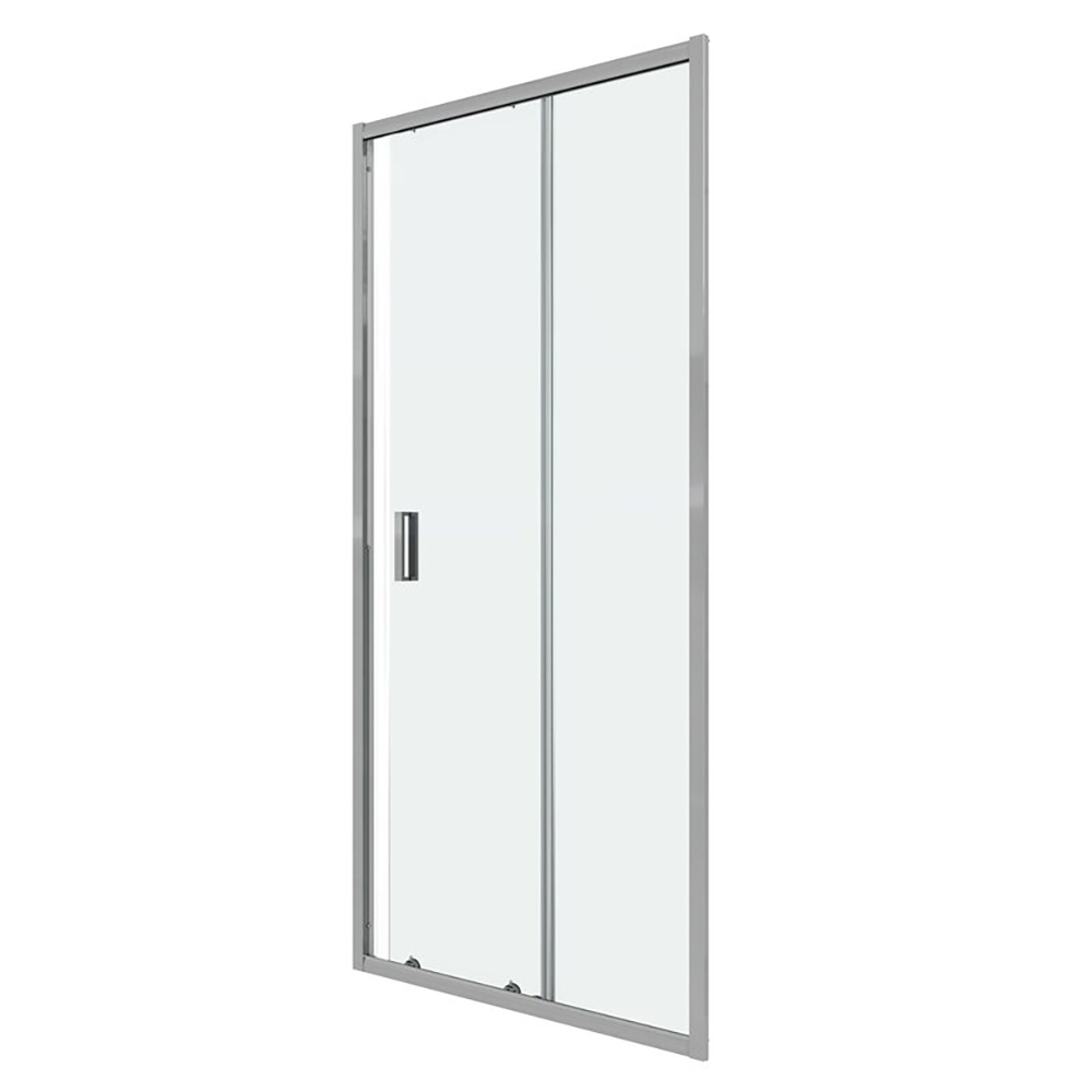 Душевая дверь Niagara Eco NG-631-9A 90, стекло прозрачное, профиль хром глянцевый - фото 1