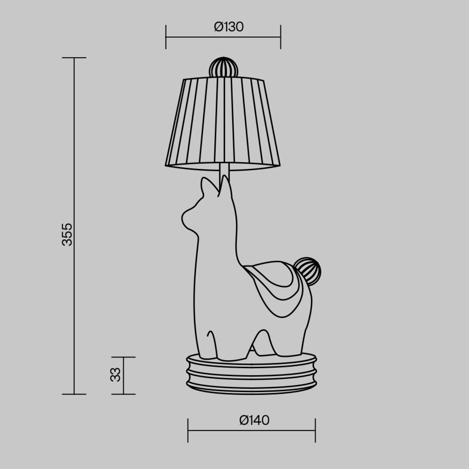 Настольный светильник Maytoni Senor Alpaca MOD377TL-L5W3K, арматура белая, плафон стекло белое - фото 1