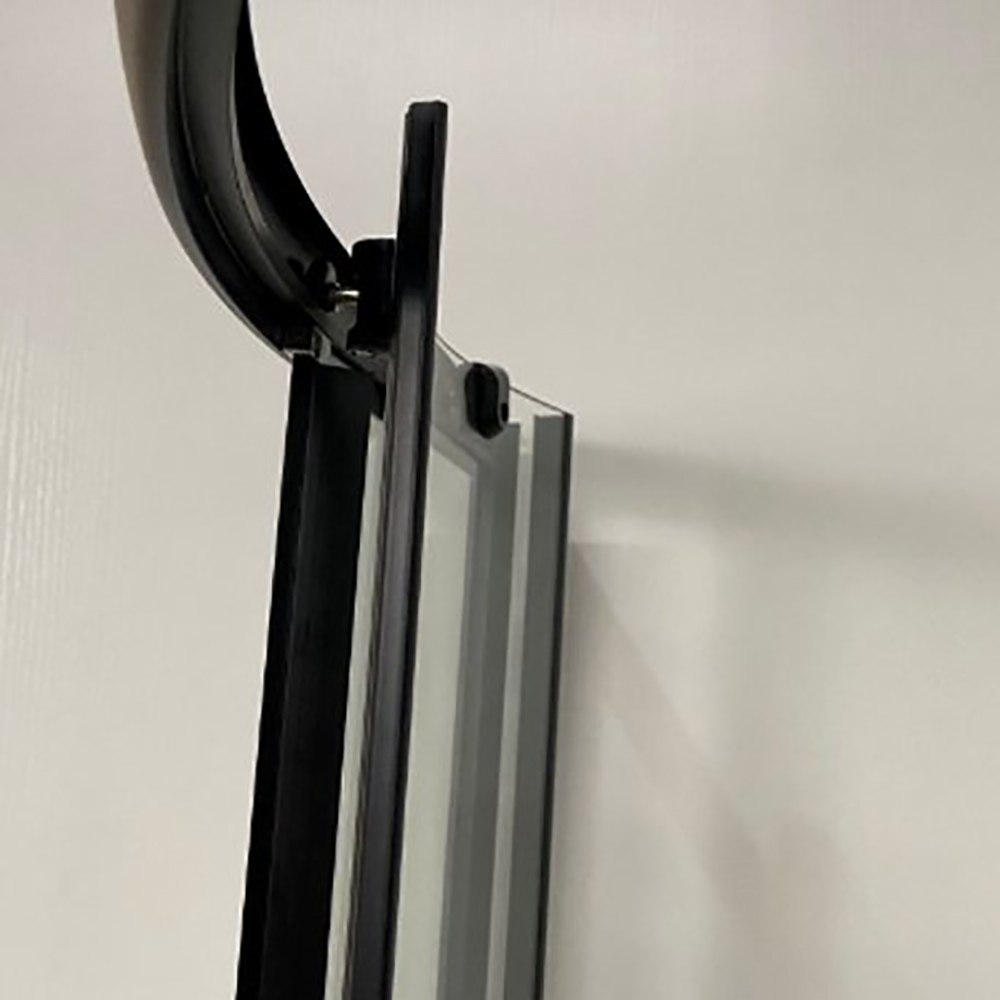 Душевой уголок Niagara Eco NG-007-14 Black 90х90, с поддоном, стекло мозаика, профиль черный - фото 1
