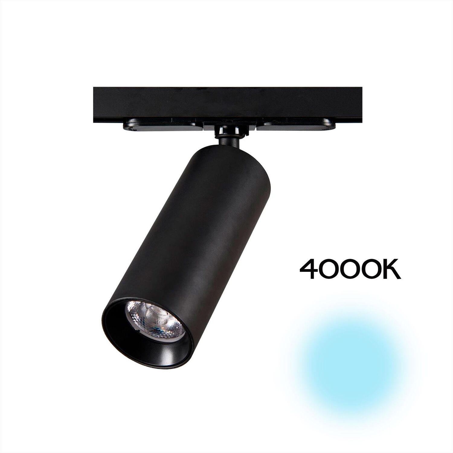 Трековый светильник Citilux Тубус CL01T121N, арматура черная, плафоны металл прозрачный