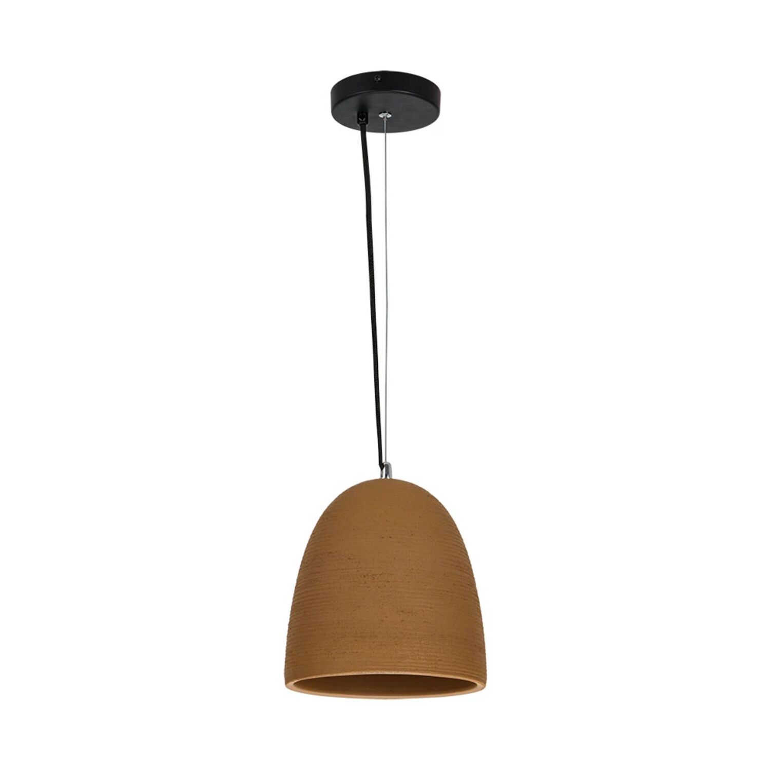 Подвесной светильник Arte Lamp Cento A7083SP-1BJ, арматура черный, плафон керамика бежевая