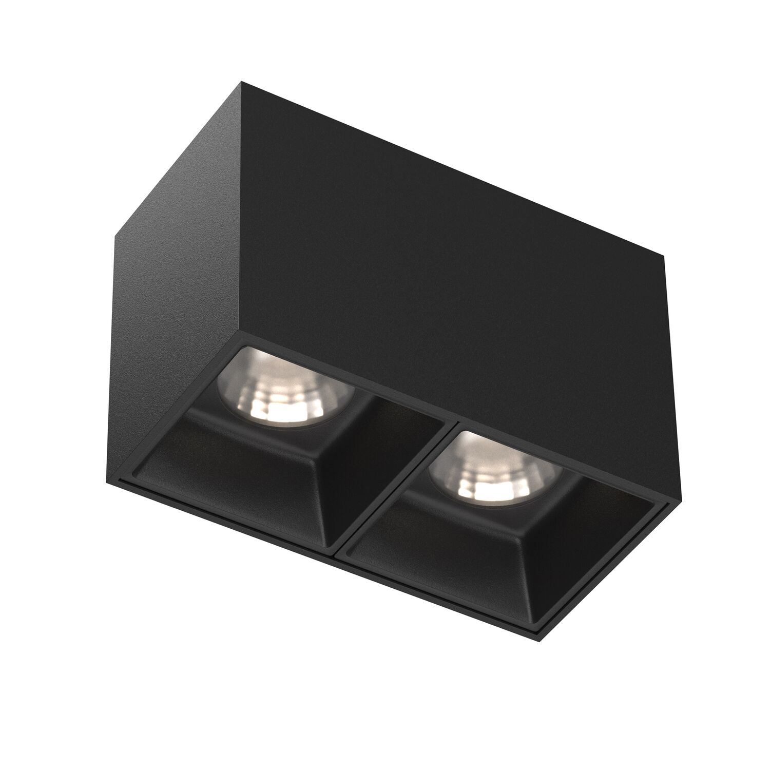 Потолочный светильник Maytoni Alfa LED C065CL-02-L12W4K-B, арматура черная   