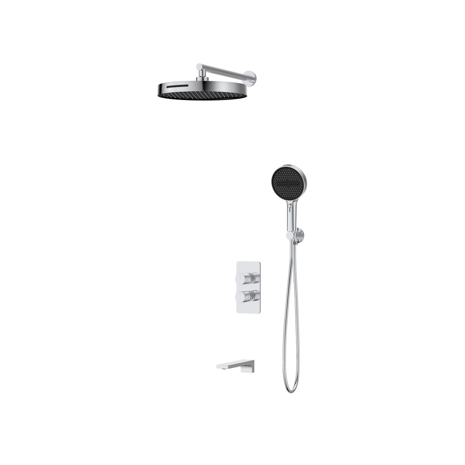 Душевой комплект Vincea Domus VSFW-5DM1CH, встраиваемый, цвет хром