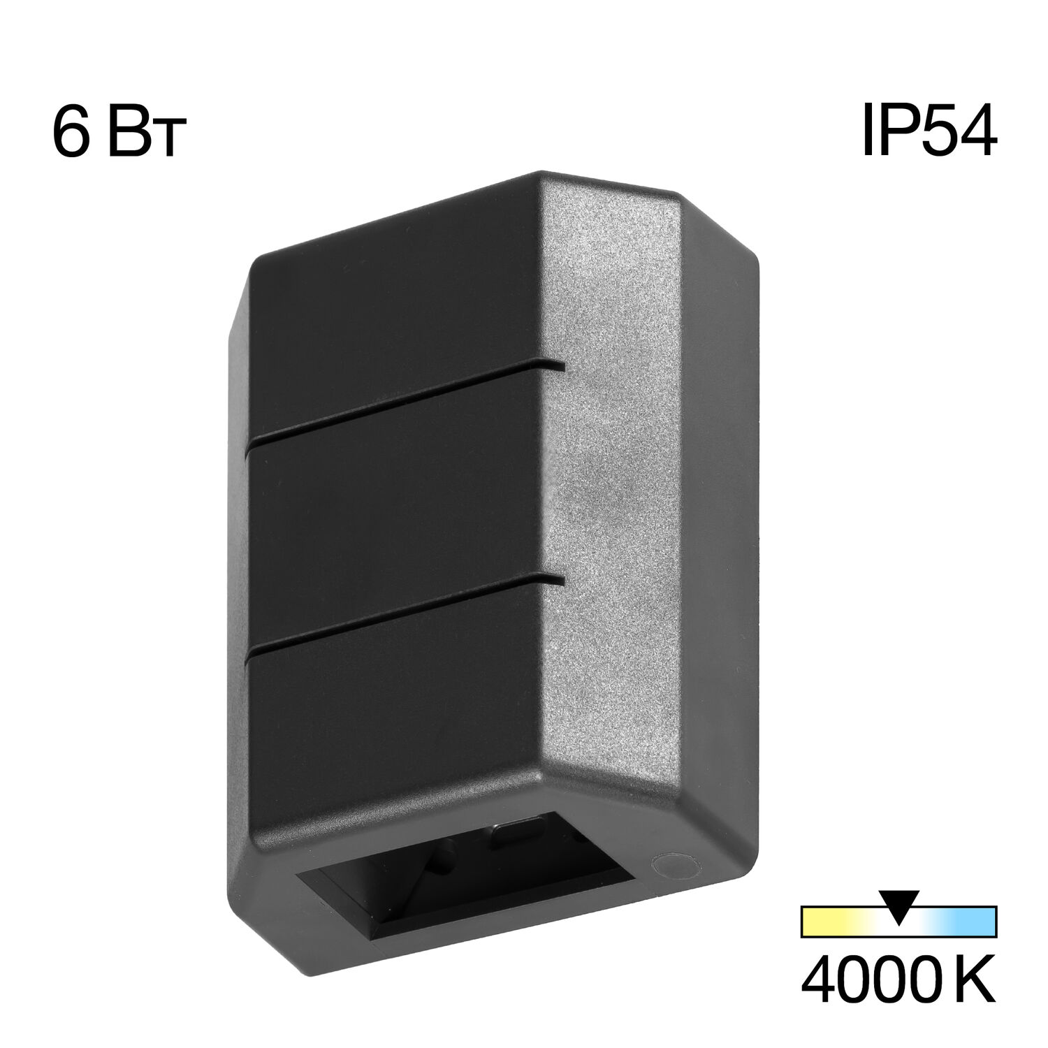 Уличный настенный светильник Citilux Stels CLU0731, арматура черная