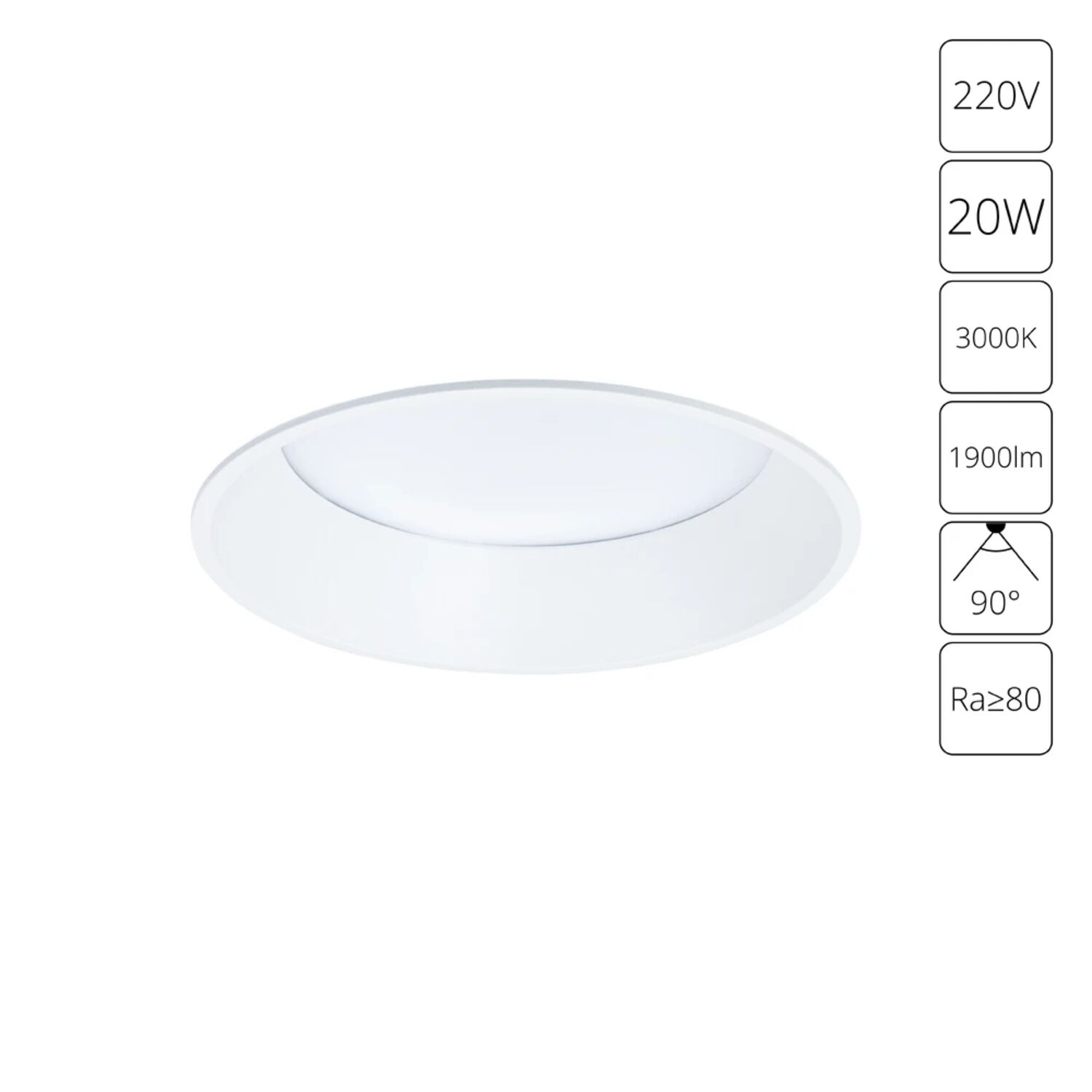 Точечный встраиваемый светильник Arte Lamp Frame A7795PL-1WH, арматура белый 