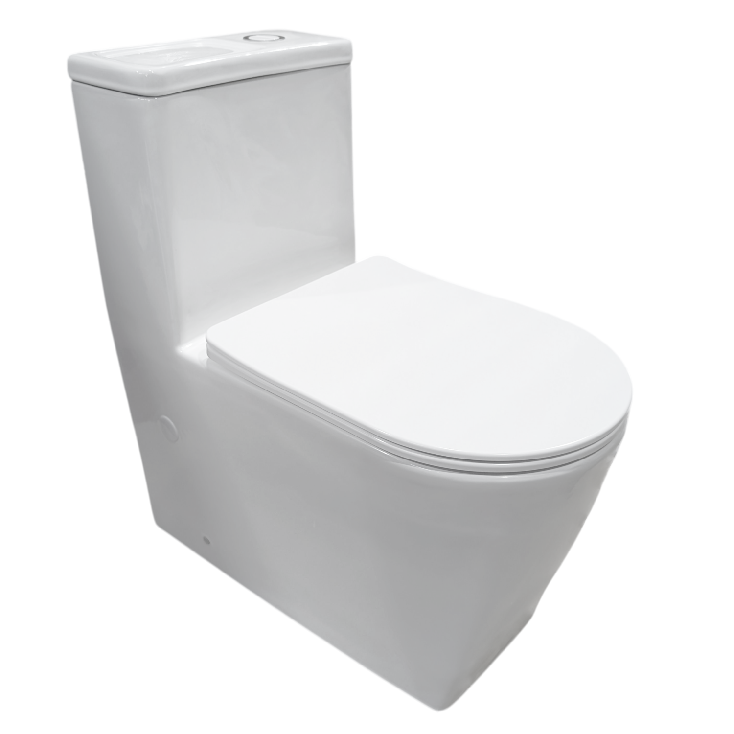 Унитаз-моноблок Joki Royal T JK86472103 напольный, безободковый, смыв Торнадо, с сиденьем микролифт, цвет белый