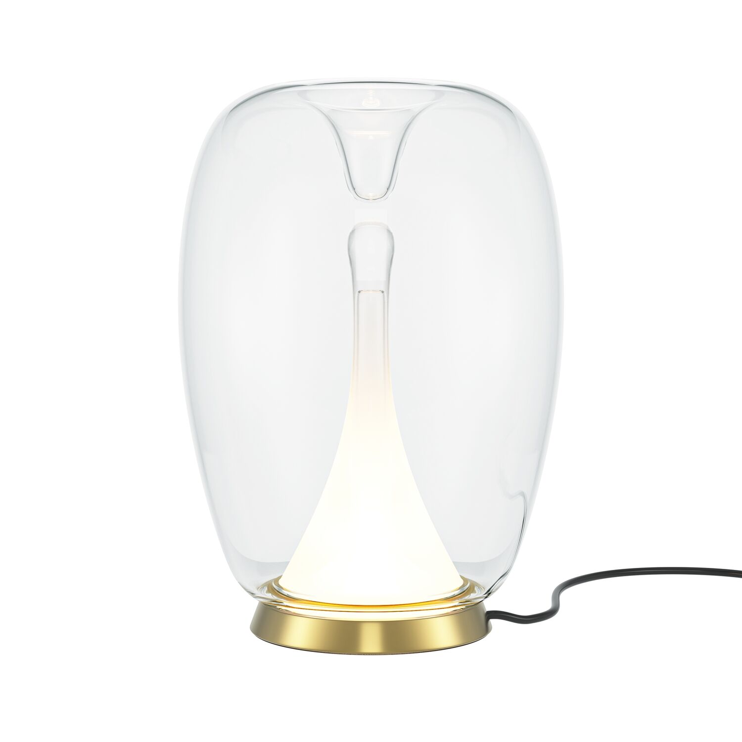 Настольный светильник Maytoni Splash MOD282TL-L15G3K1, арматура золото, профиль стекло прозрачное