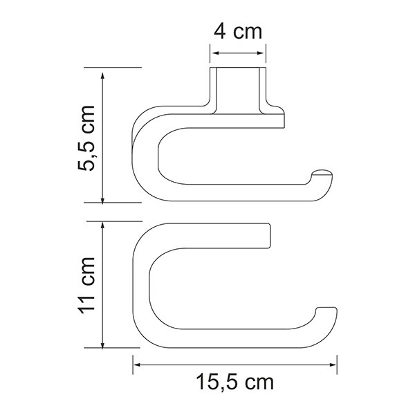 Держатель туалетной бумаги WasserKRAFT Kammel K-8396WHITE, цвет белый - фото 1