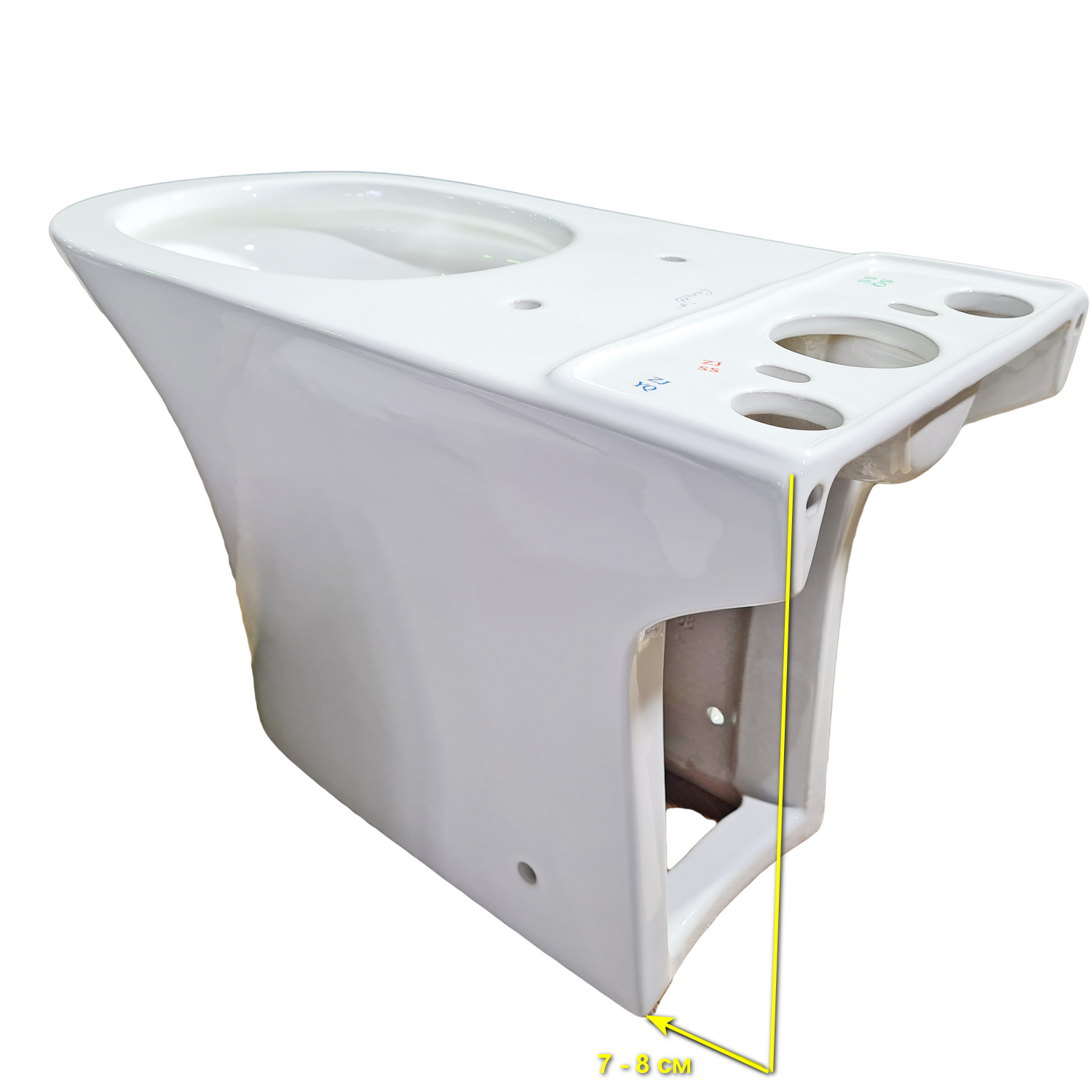 Унитаз CeruttiSPA Bernina CT7193 напольный, безободковый, с сидением микролифт, цвет белый - фото 1