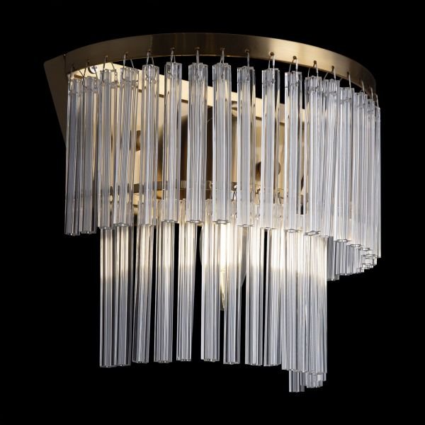 Бра Maytoni Colonne MOD093WL-01BS, арматура бронза, плафон стекло прозрачное - фото 1