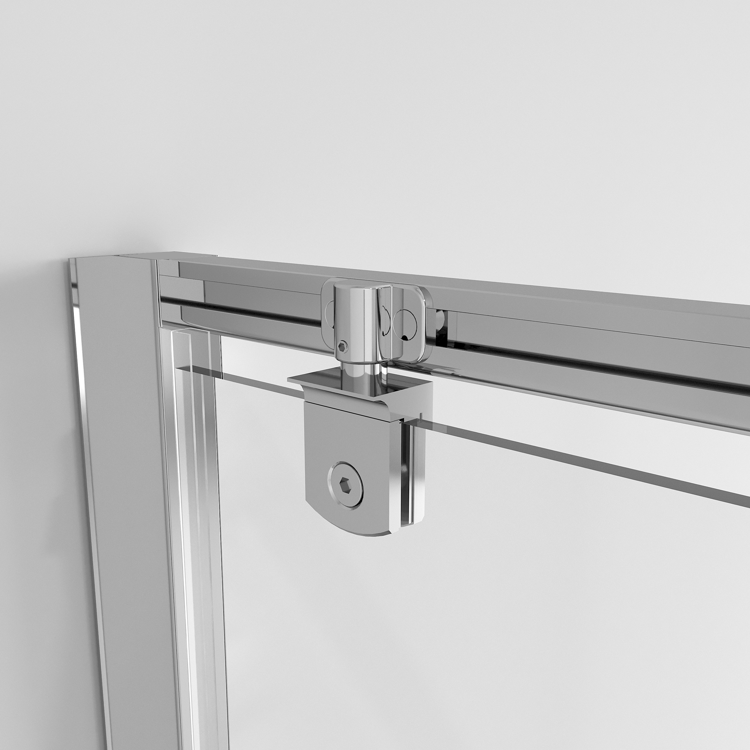 Душевой уголок Niagara Nova NG-66-10A-A100-34 100x100, стекло прозрачное, профиль хром