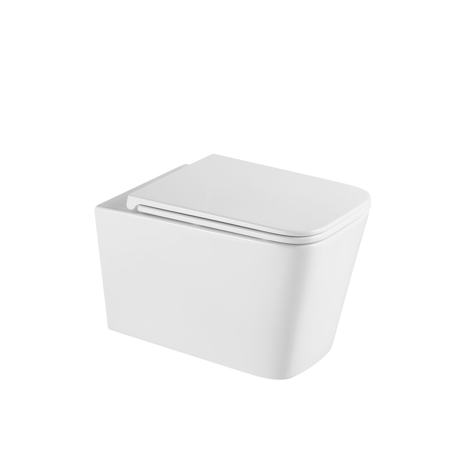 Унитаз Grossman Tornado GR-4441 SQ подвесной, безободковый, с сиденьем микролифт, цвет белый глянцевый