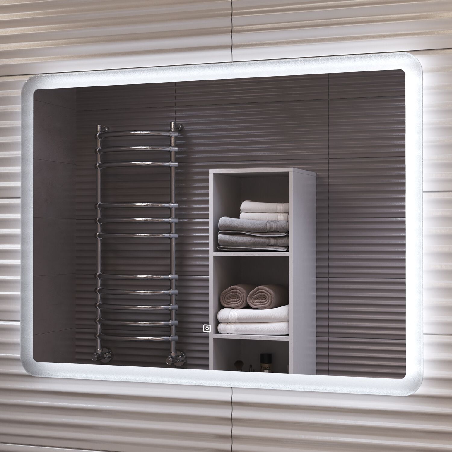 Зеркало Vigo Wing Classic 80x60, с подсветкой
