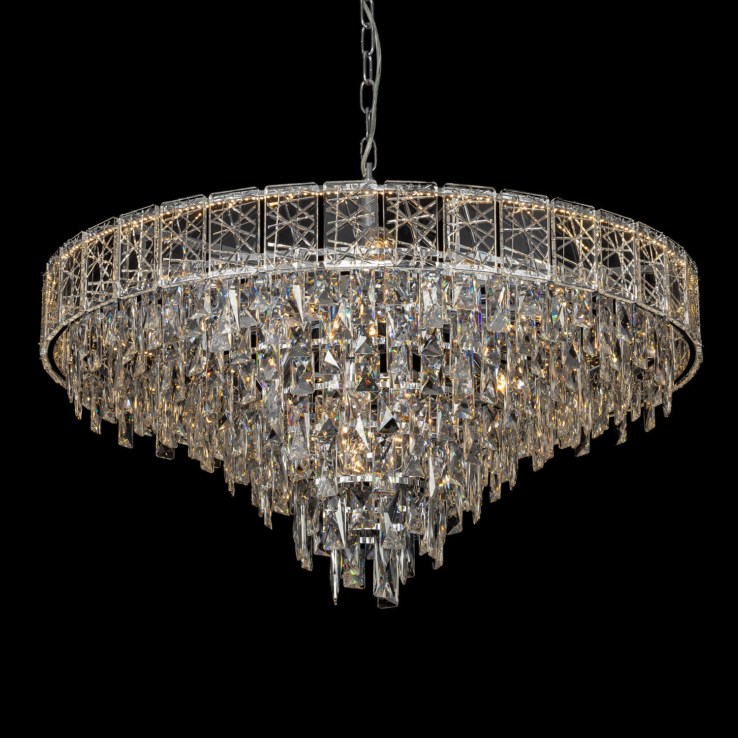 Подвесная люстра Citilux Sagrada CL317281, арматура хром - фото 1