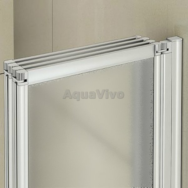 Шторка на ванну Good Door Screen GR4-100-G-WE 100x140, стекло грейп, профиль белый