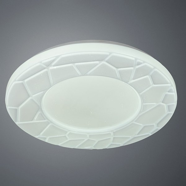 Потолочный светильник Arte Lamp Biscotti A2678PL-72WH, арматура белая, плафон акрил белый, 49х49 см