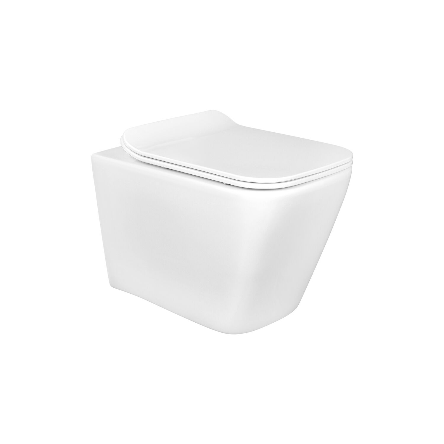 Унитаз Акватек Дельта AQ1911-00 подвесной, безободковый, с сиденьем микролифт, цвет белый