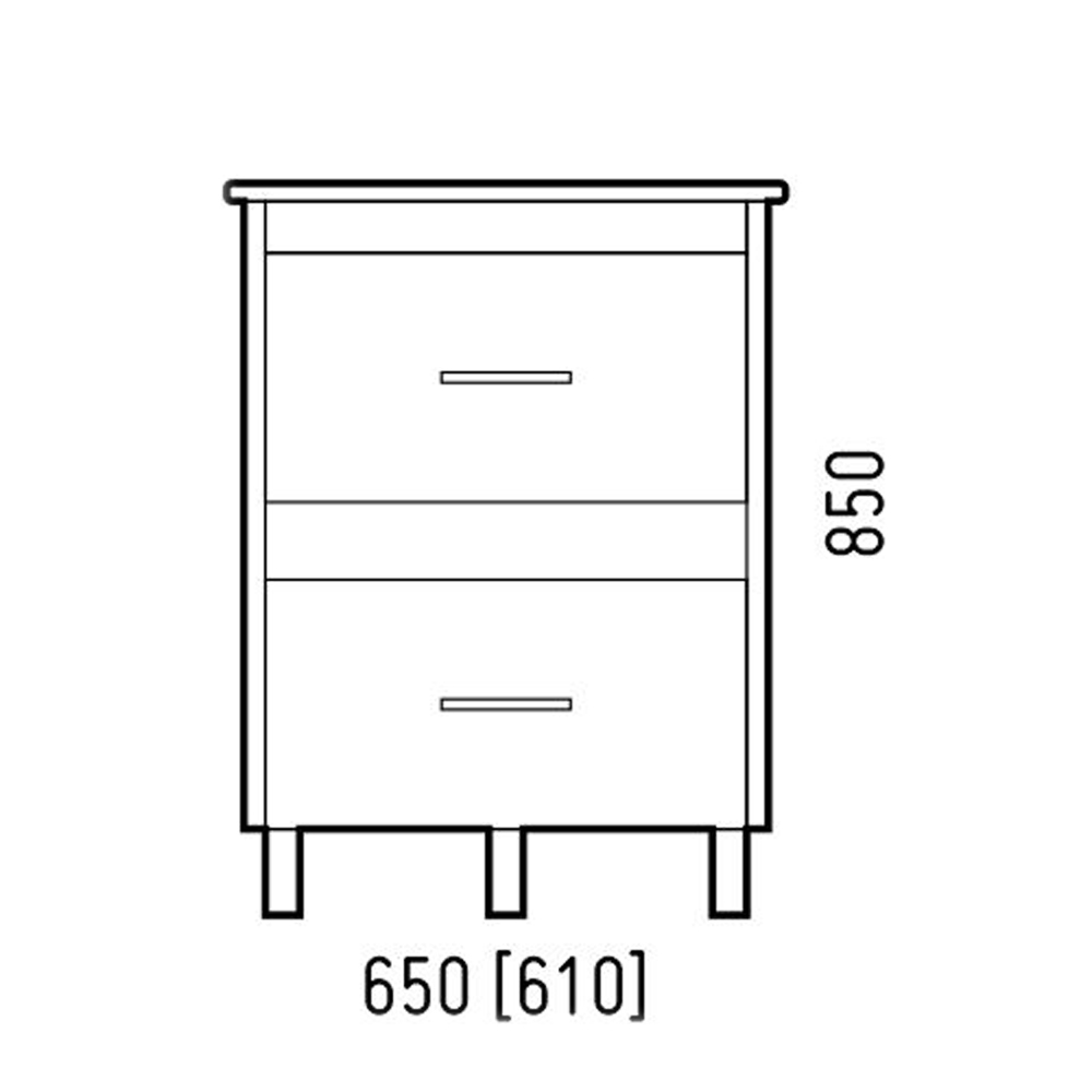 Тумба под раковину Corozo Верона 65, цвет белый / антик - фото 1