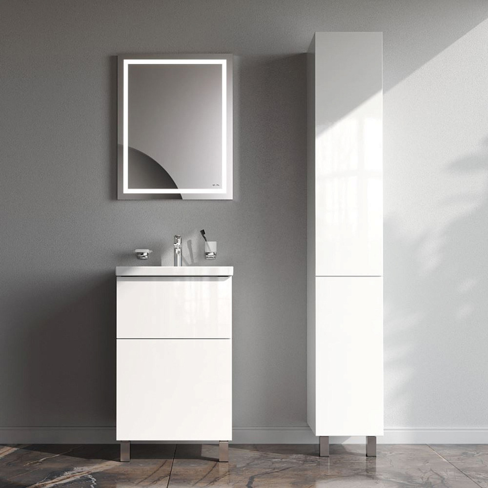 Мебель для ванной AM.PM Gem 50 напольная, цвет белый глянец