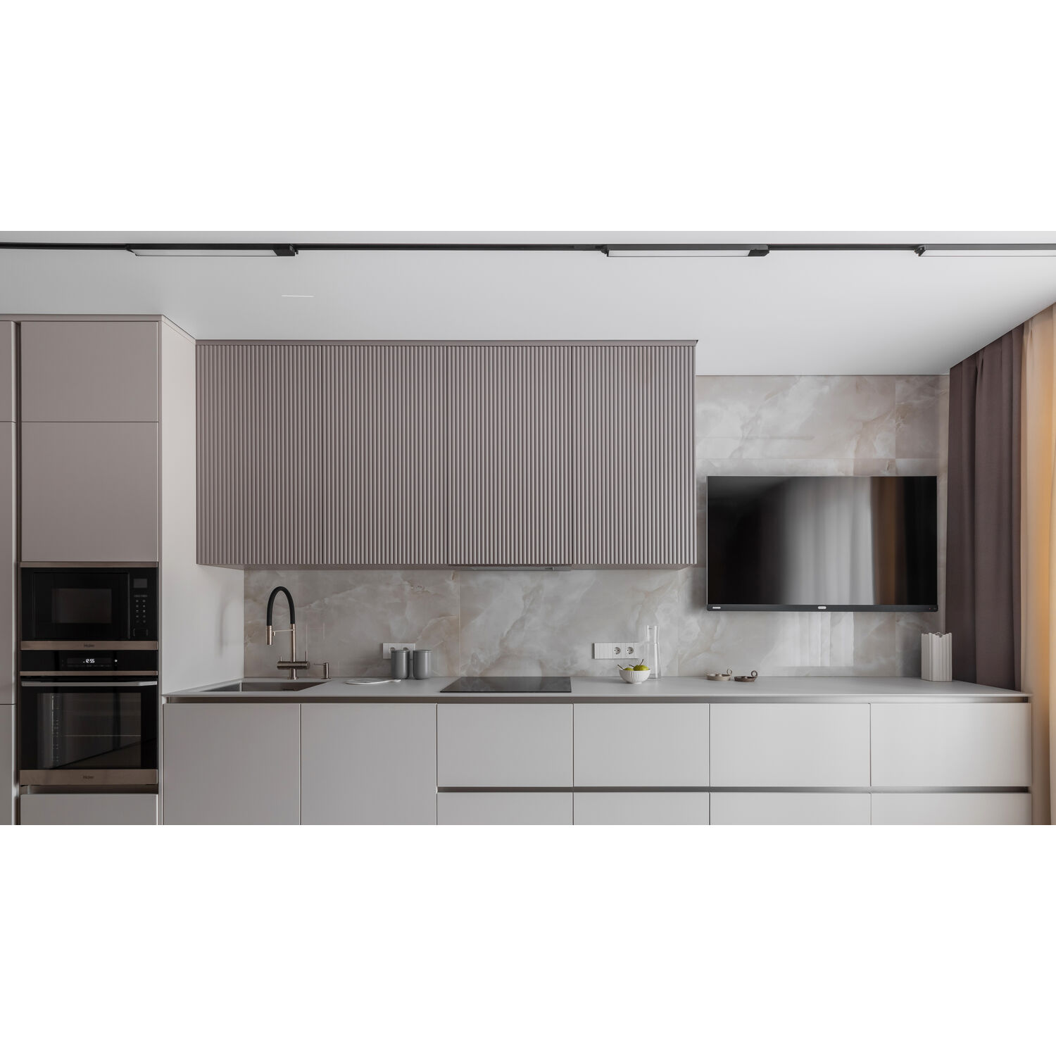 Трековый светильник Maytoni Basis TR000-1-24W4K-B, арматура черная    - фото 1