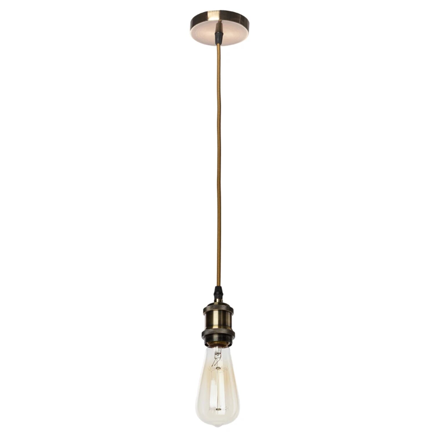 Подвесной светильник Arte Lamp Electra A7002SP-1AB, арматура античная бронза   