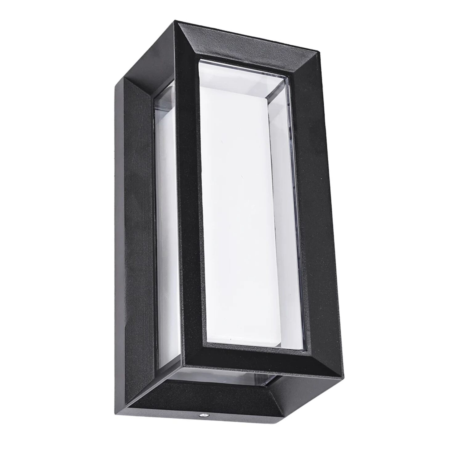 Уличный настенный светильник Arte Lamp Ulysses A8130AL-1BK, арматура черный, плафон пластик белый