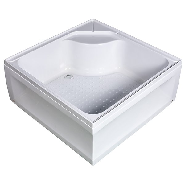 Поддон для душа Wemor 90/41 S 90x90, ABS-пластик, цвет белый