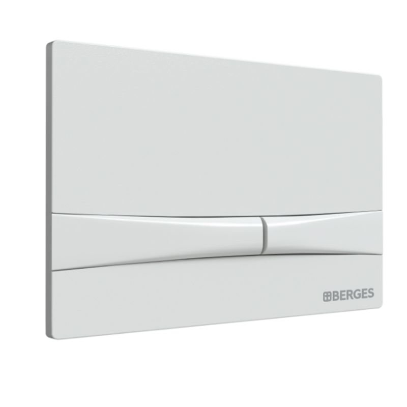 Инсталляция Berges Novum 040254 для подвесного унитаза, с белой кнопкой смыва F4 Soft Touch