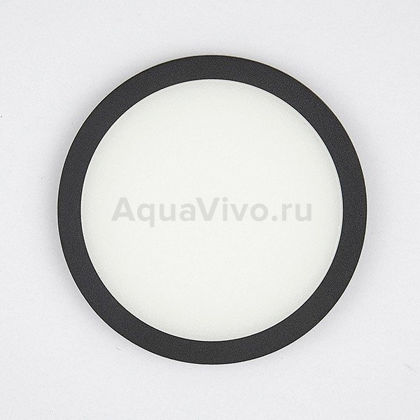 Точечный светильник Citilux Омега CLD50R082, арматура черная, плафон полимер белый, 3000K, 9х9 см - фото 1
