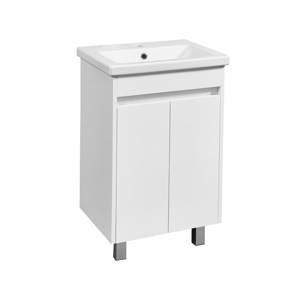 Тумба под раковину Stella Polar Фаворита 50, напольная, цвет белый