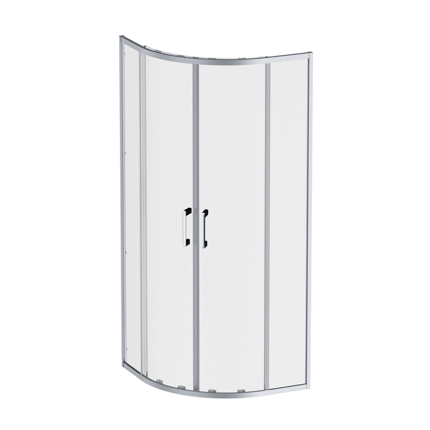 Душевой уголок AM.PM Above W9XG-401-8080-MT 80x80, стекло прозрачное, профиль хром матовый - фото 1