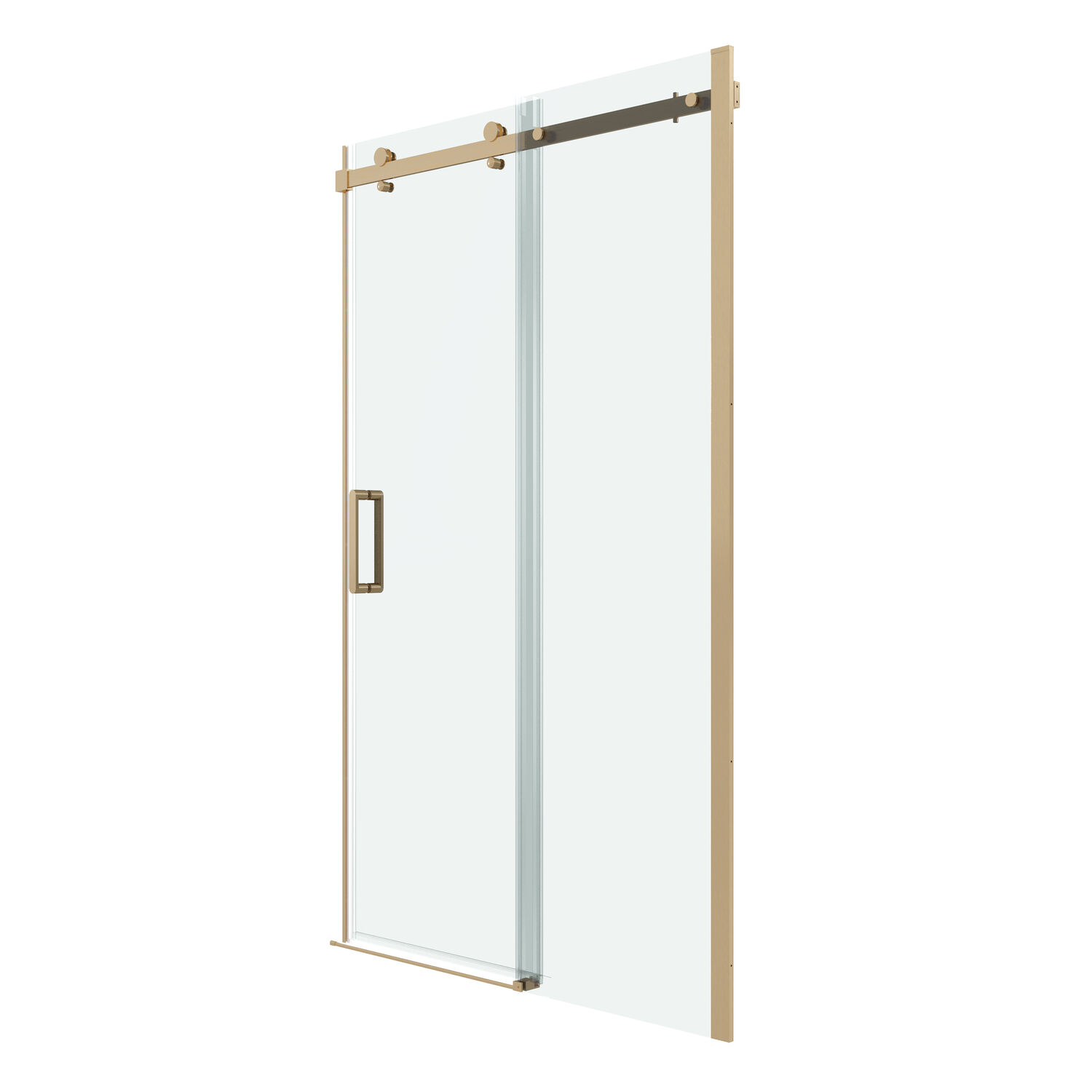 Душевая дверь Grossman Classic 100.K33.04.100.32.00 100х195, стекло прозрачное, профиль золото сатин