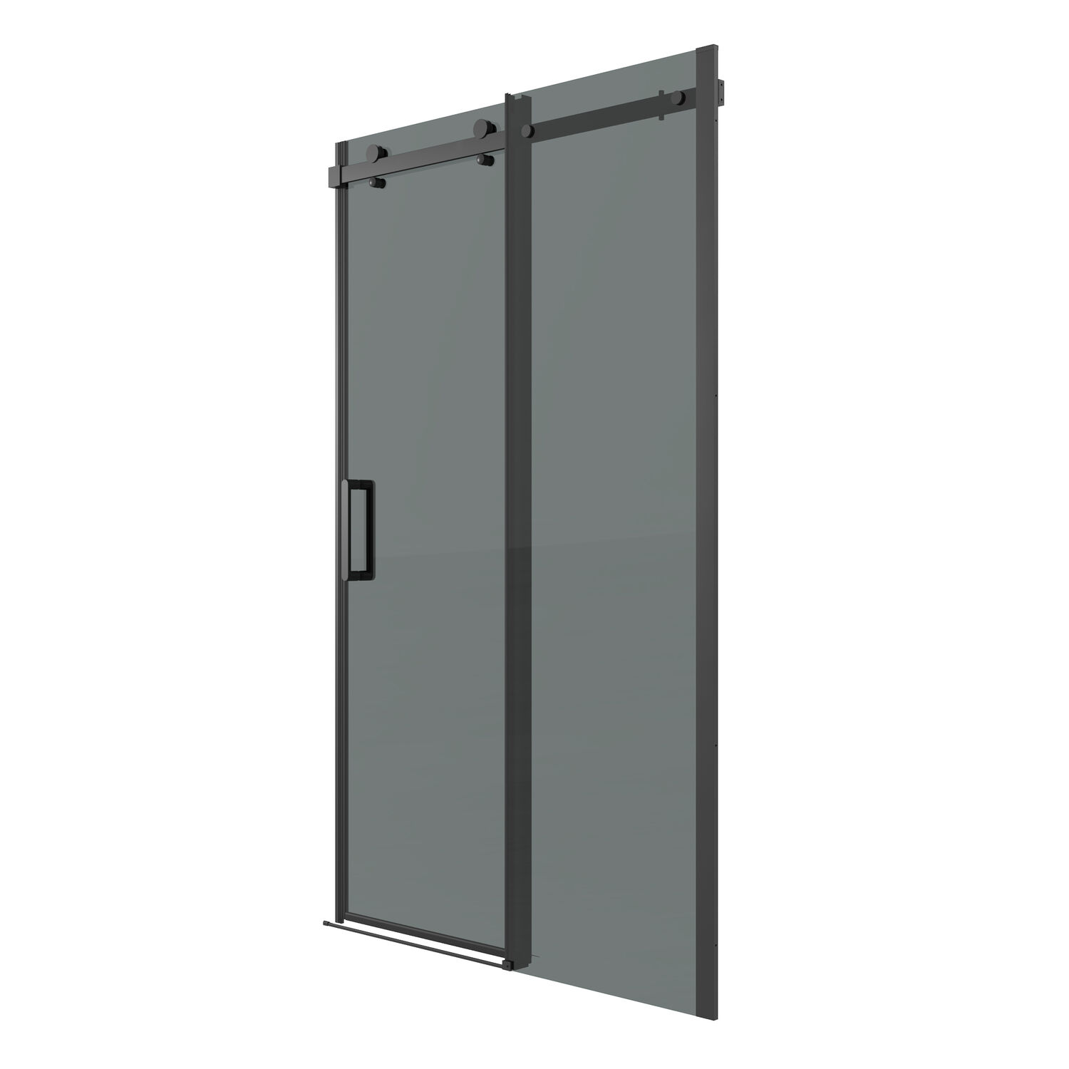 Душевая дверь Grossman Classic 100.K33.04.160.21.10 160х195, стекло тонированное, профиль черный матовый