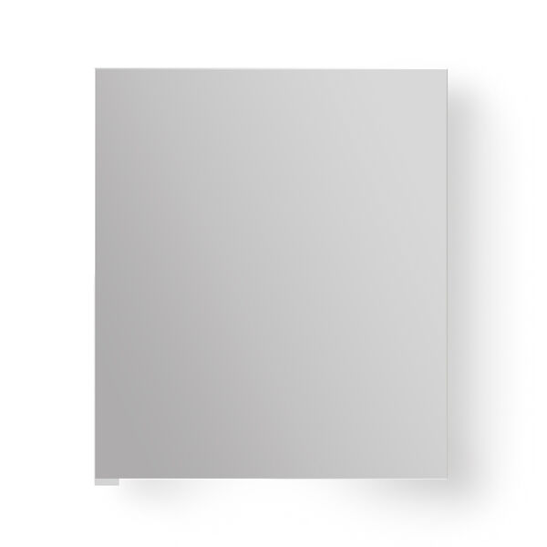 Шкаф-зеркало Belbagno SPC-1A-DL-BL-600, правый, с подсветкой, цвет хром