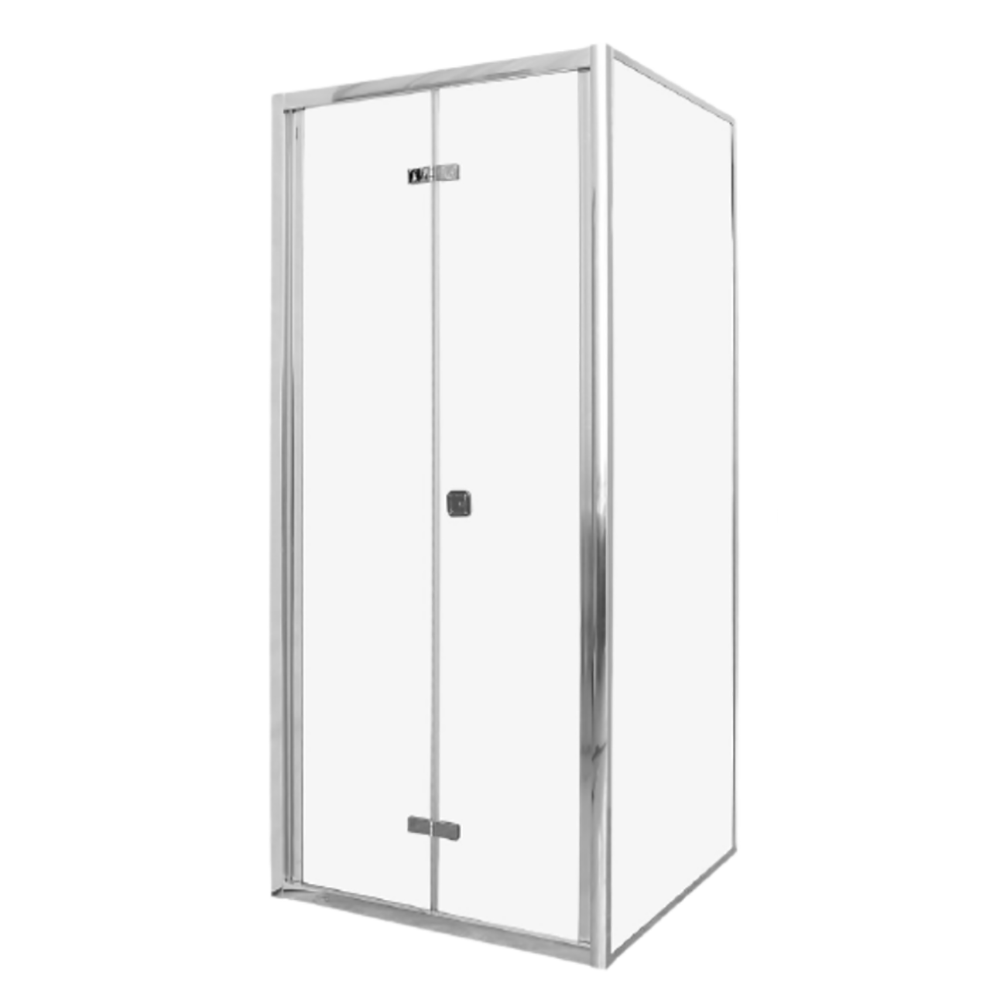 Душевой уголок CeruttiSPA Bella ZQD91T 90x90, стекло прозрачное, профиль хром глянцевый - фото 1