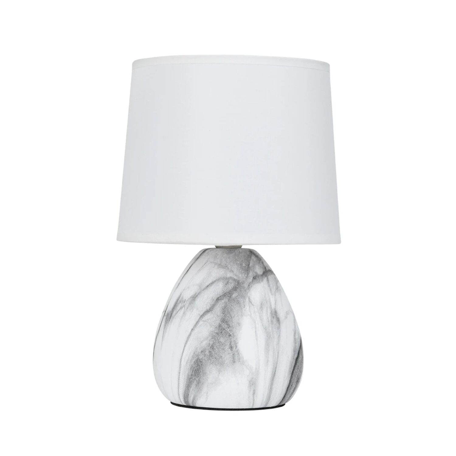 Декоративная настольная лампа Arte Lamp Wurren A5016LT-1WH, арматура белый, плафон ткань белая