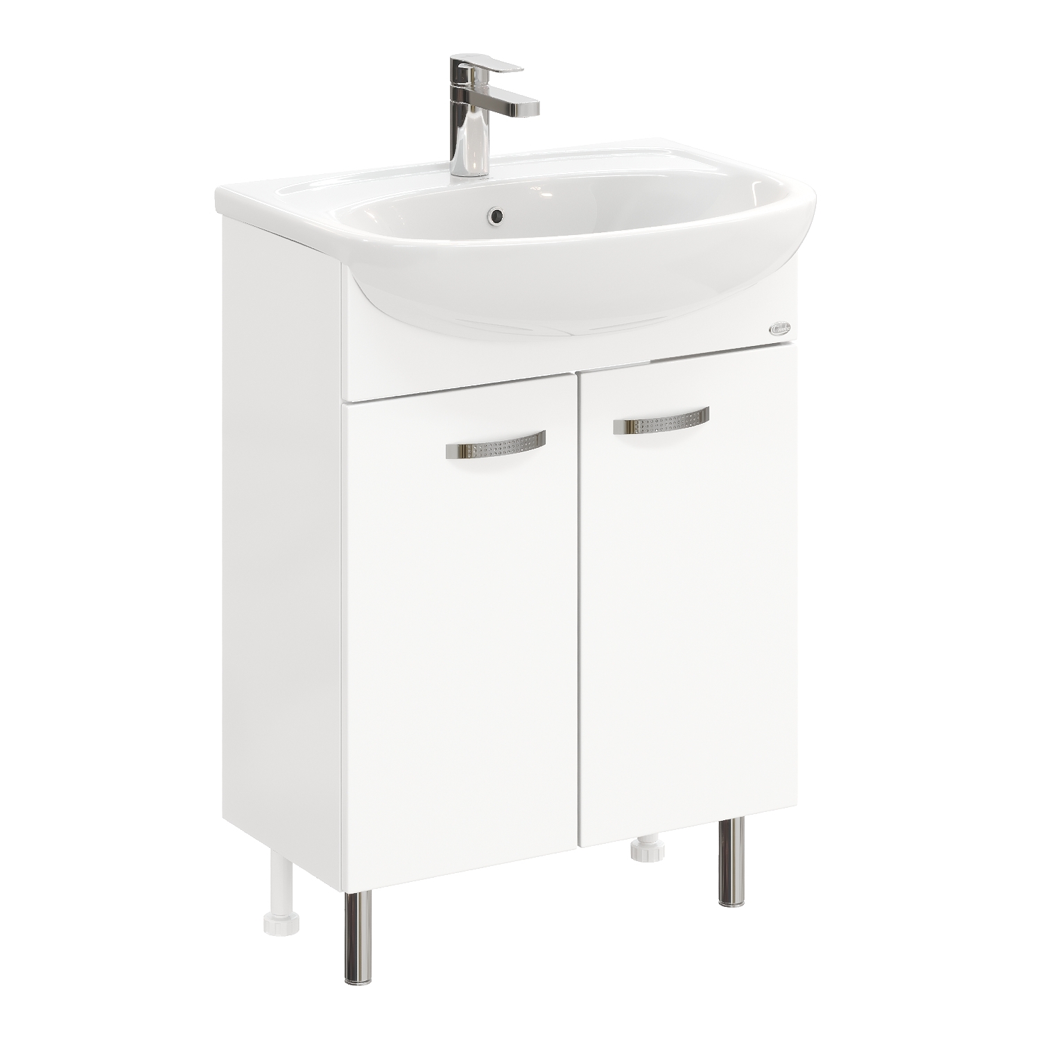 Тумба под раковину Оника Коралл 60, цвет белый - фото 1