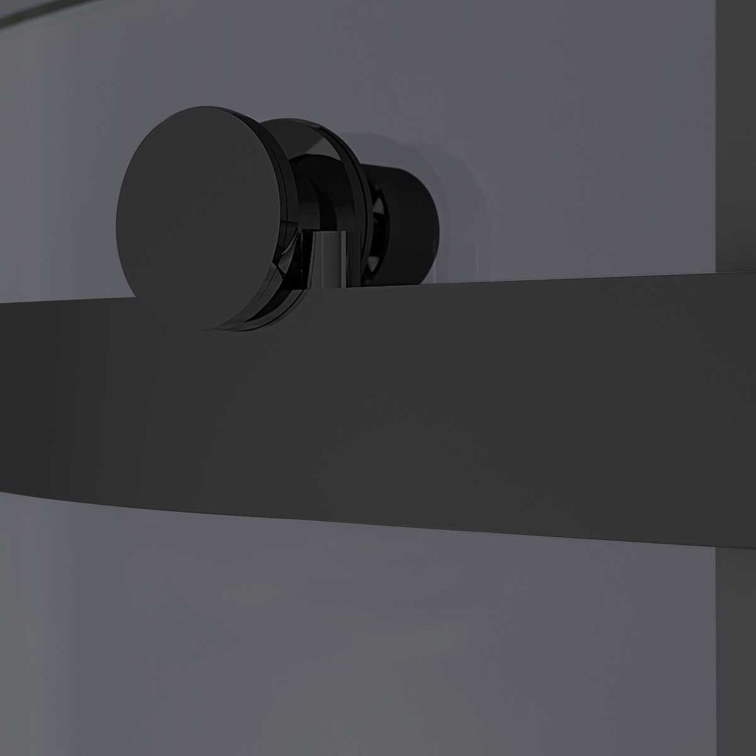 Душевая дверь Vincea Como-N VDS-4CN 160x195, стекло тонированное, профиль черный - фото 1