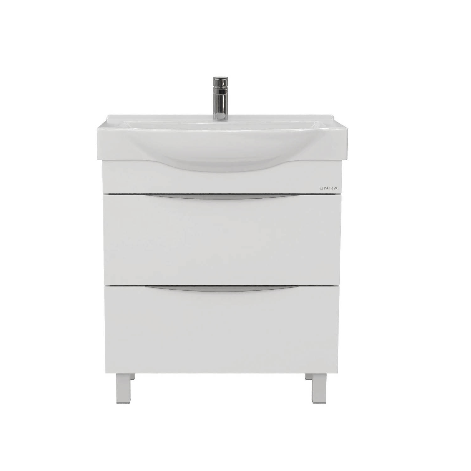 Мебель для ванной Оника Навиа 65, напольная, цвет белый