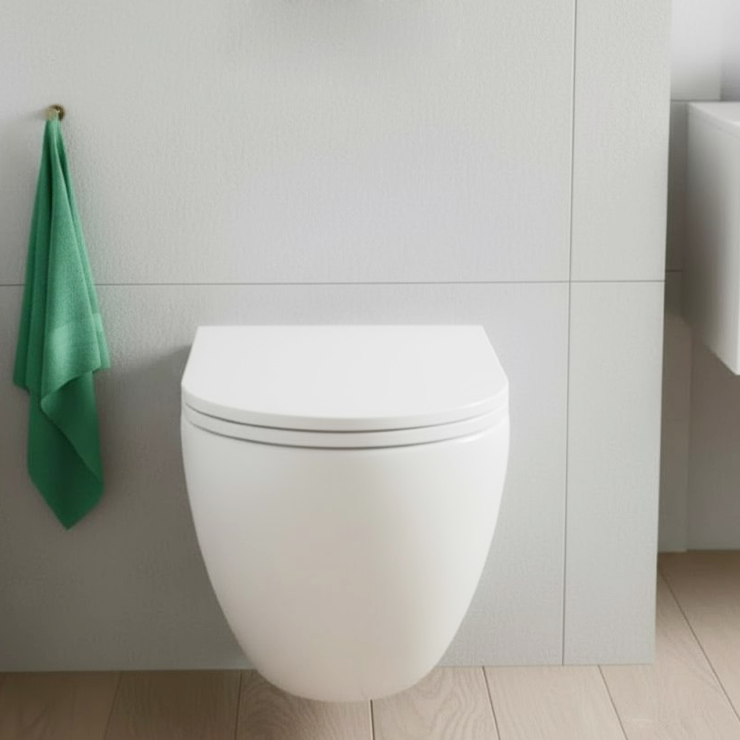 Комплект: Инсталляция JK04054+Кнопка JK203507BM черный+Stella JK1021007 белый унитаз