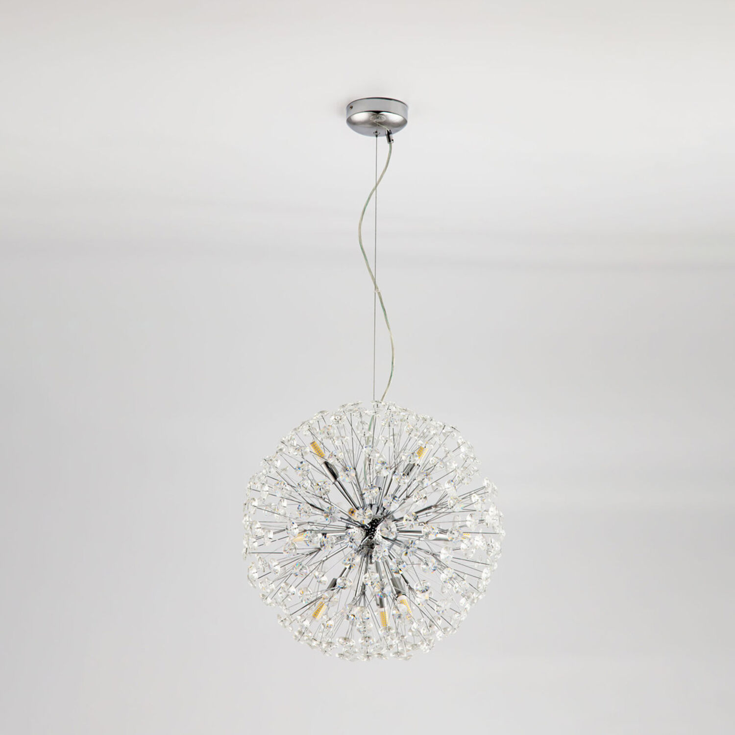 Подвесная люстра Citilux Betsy EL322P09.1, арматура хром, плафоны хрусталь прозрачный - фото 1