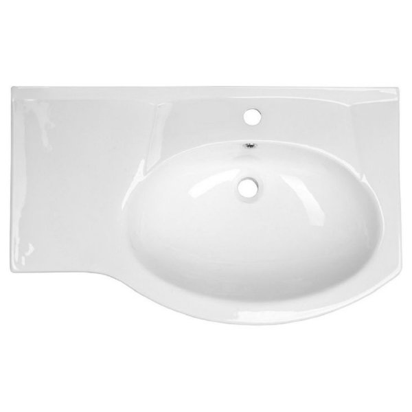 Раковина Stella Polar Коралл 83, фарфор, левая, 83х52 см
