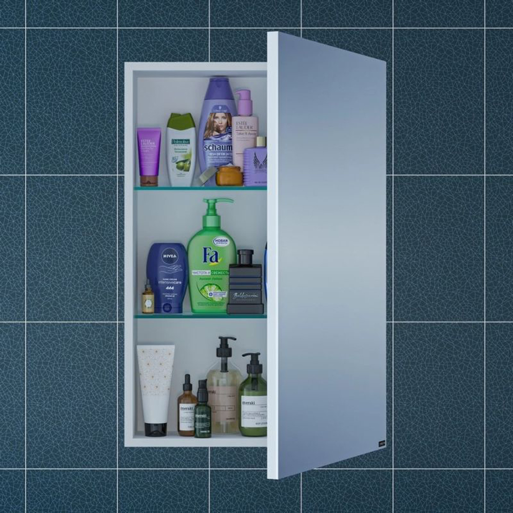 Мебель для ванной Санта Лондон 50 напольная, с дверцами, цвет белый