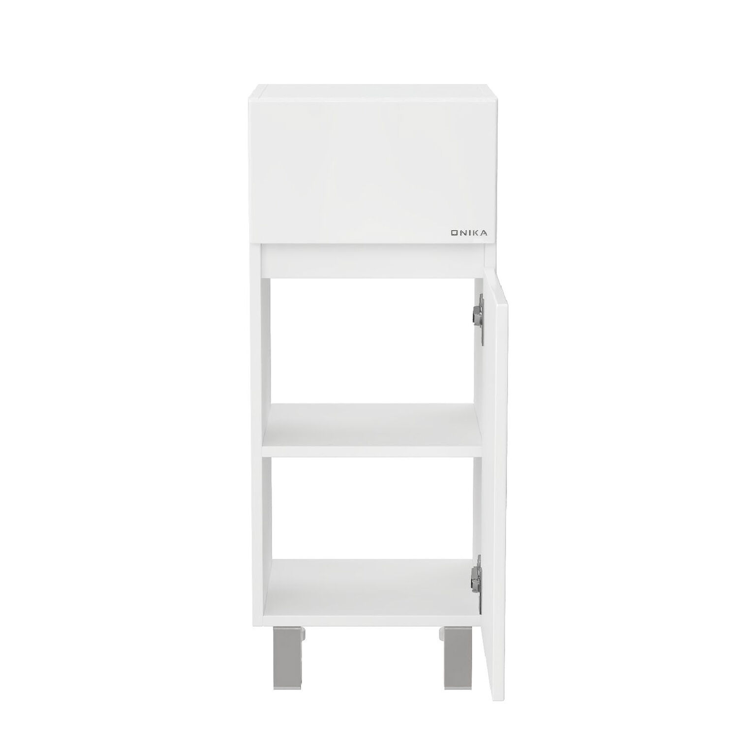 Тумба Оника Милтон 40, правая, цвет белый - фото 1