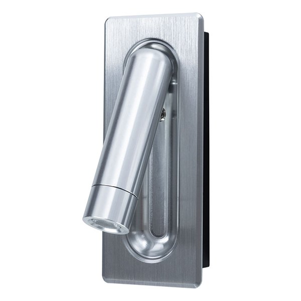 Бра Arte Lamp Adhil A8236AP-1SI, арматура серебро, плафон металл серебро, 7х4 см