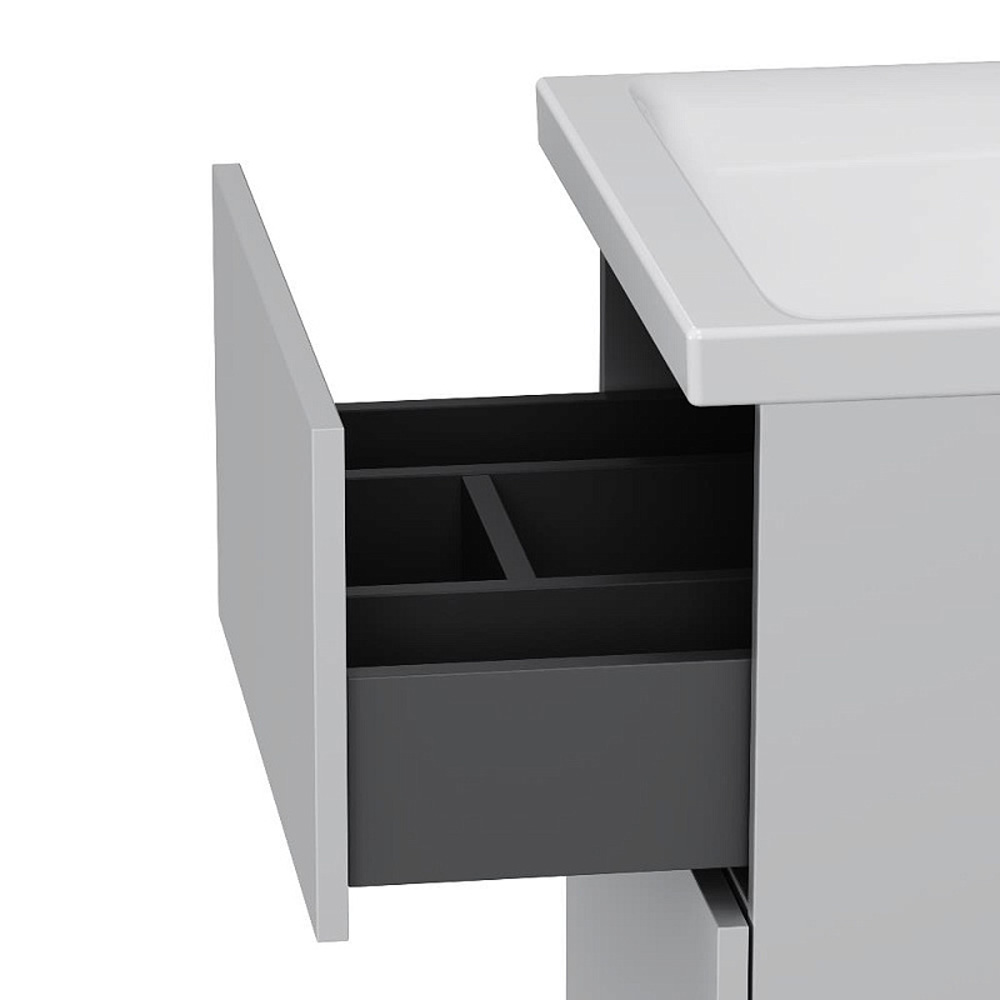 Мебель для ванной AM.PM Gem 50 напольная, цвет белый глянец