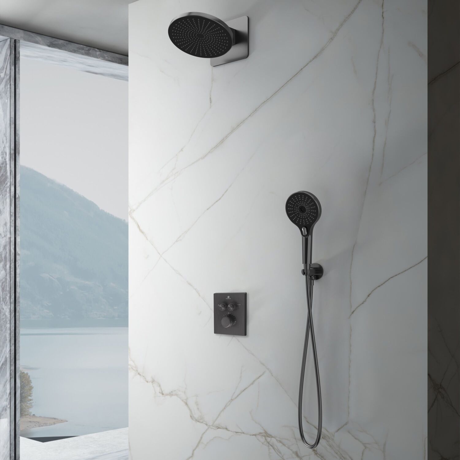 Душевой комплект Vincea Inspire VSFW-3I21MT5CH, встраиваемый, цвет хром - фото 1