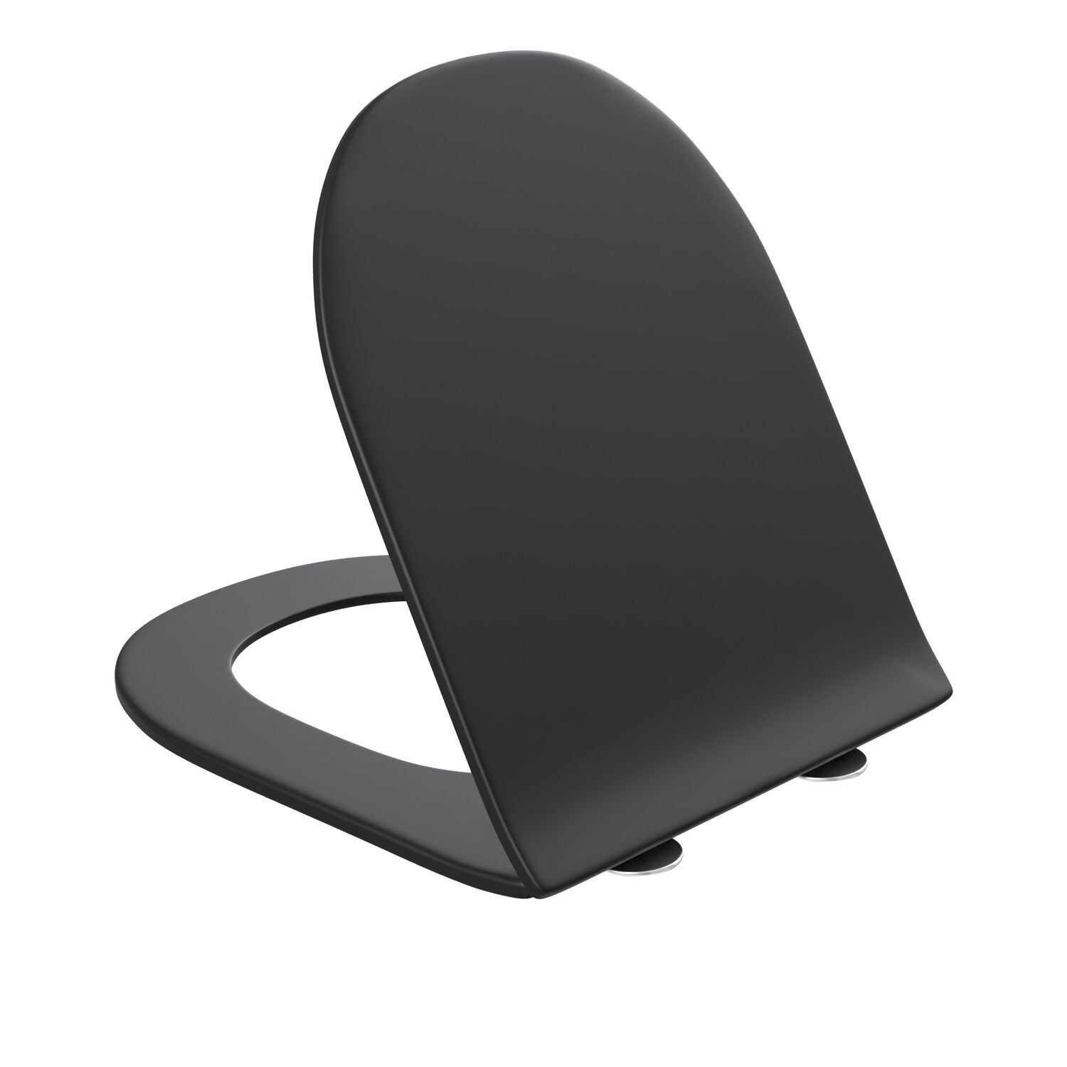 Сиденье Grossman 4455BMS для унитаза, с микролифтом, цвет черный матовый