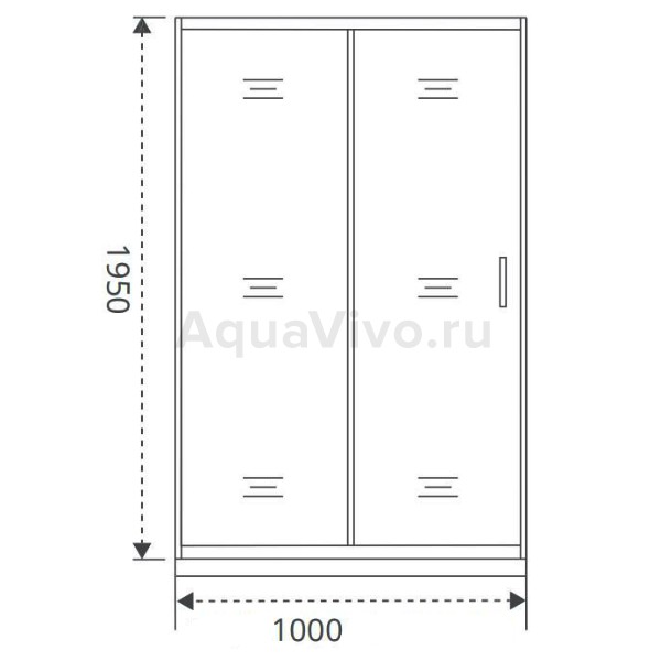 Душевая дверь Good Door Antares WTW-100-C-CH 100, стекло прозрачное, профиль хром